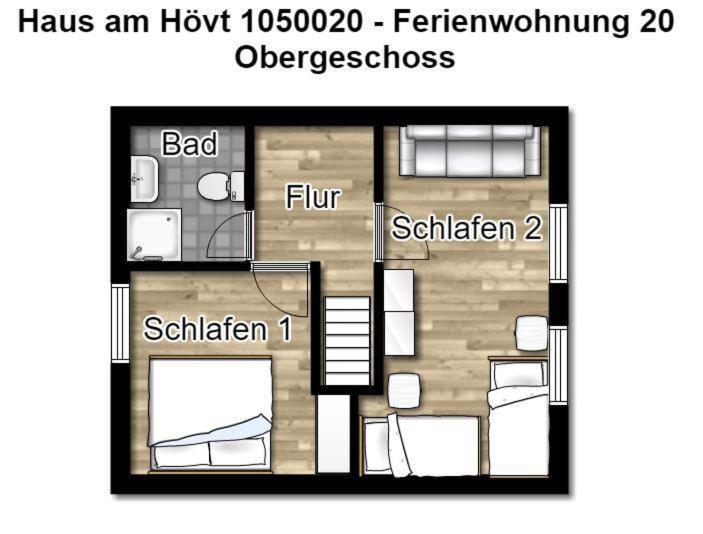 Haus Am Hoevt - Ferienwohnung 20 Goehren  Exterior foto